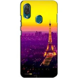 Чехол с Эйфелевой башней на ZTE Blade V10 Vita (Яркая башня)