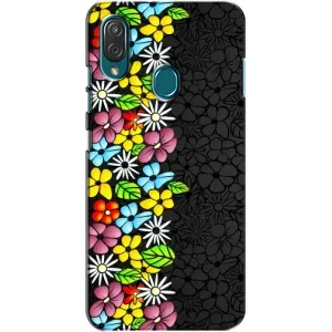Чехол с Цветами для ZTE Blade V10 Vita (Яркие цветы)