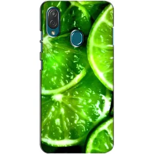 Чехол с изображением вкусной еды для ZTE Blade V10 Vita (Яркий ЛАЙМ)