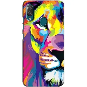 Чехол с картинкой на ZTE Blade V10 Vita (Яркий Лев)