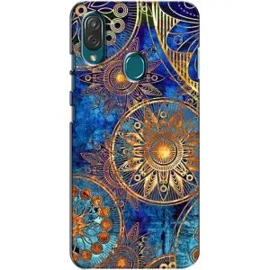 Чохли з сенсом на ZTE Blade V10 Vita (Золоті узори)