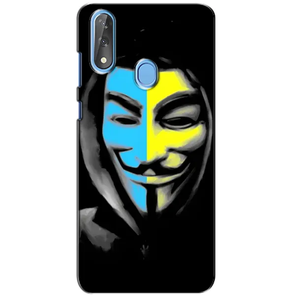 Чехол с рисунком «Анонимус патриот» для ZTE Blade V10 Чехол с рисунком «Анонимус патриот» для ZTE Blade V10