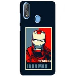 Чехол Супергерой Железный человек на ZTE Blade V10 (Art Iron man)