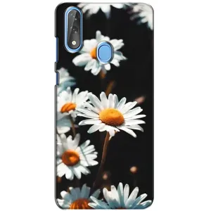 Чехол с ромашками на ZTE Blade V10 (Белые ромашки)