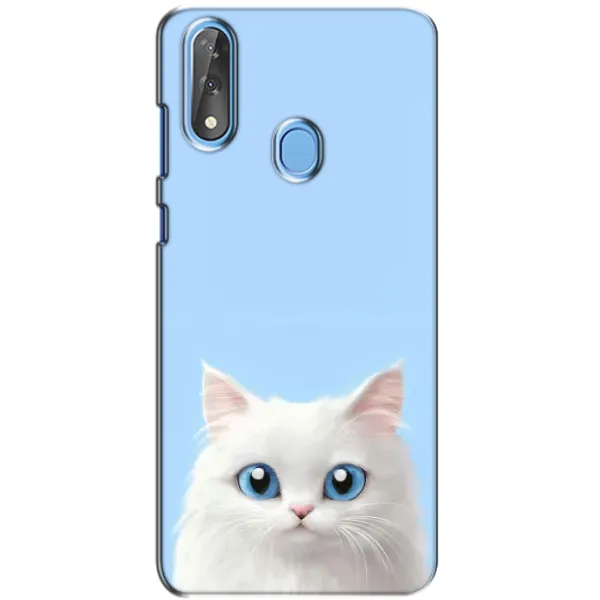 Чехол с рисунком «Белый кот» для ZTE Blade V10 Чехол с рисунком «Белый кот» для ZTE Blade V10