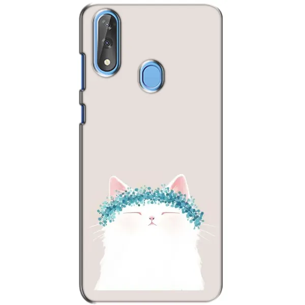 Чехол с рисунком «Белый котик» для ZTE Blade V10 Чехол с рисунком «Белый котик» для ZTE Blade V10