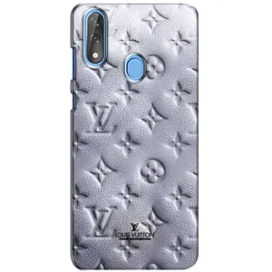 Текстурный Чехол Louis Vuitton для ЗТЕ Блейд В10 (Белый ЛВ)