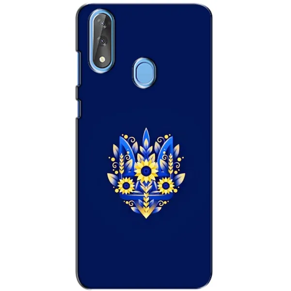Чехол с рисунком «Цветущий Герб» для ZTE Blade V10