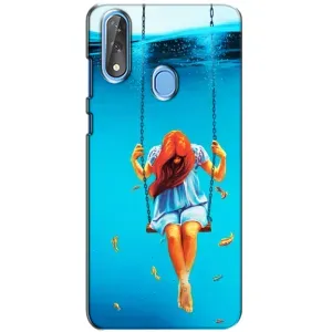 Чохол Стильні дівчата на ZTE Blade V10 (Дівчина на гойдалці)