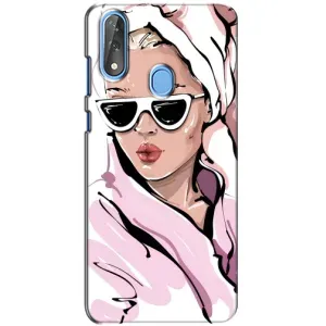 Чохол з картинкою Модні Дівчата ZTE Blade V10 (Дівчина в халаті)