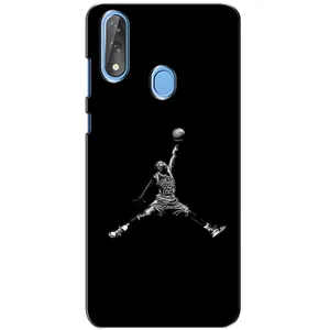 Силиконовый Чехол Nike Air Jordan на ЗТЕ Блейд В10 (Джордан)