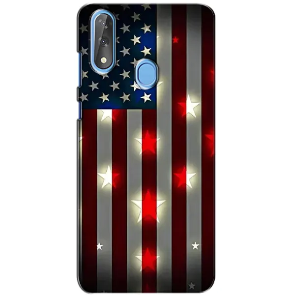 Чехол с рисунком «Флаг США 2» для ZTE Blade V10 Чехол с рисунком «Флаг США 2» для ZTE Blade V10