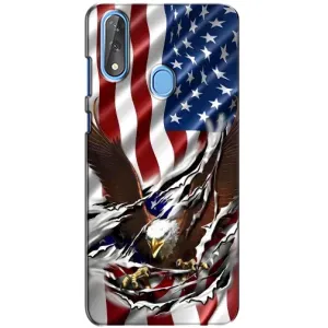 Чехол Флаг USA для ZTE Blade V10 (Флаг USA)