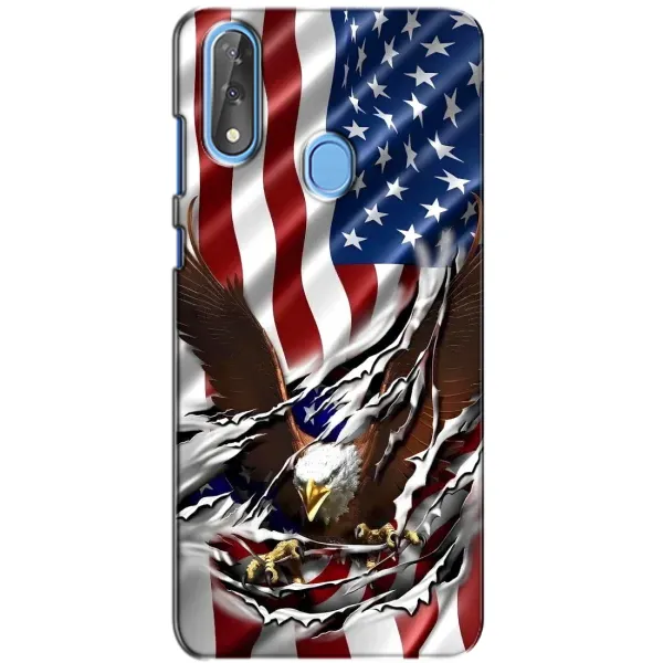 Чехол с рисунком «Флаг USA» для ZTE Blade V10 Чехол с рисунком «Флаг USA» для ZTE Blade V10
