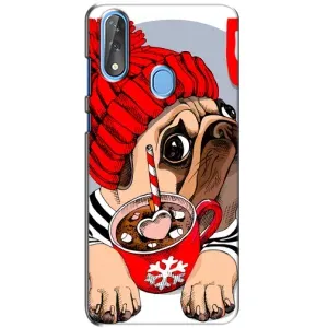 Бампер для ZTE Blade V10 з картинкою "Песики" (Сумний собака)