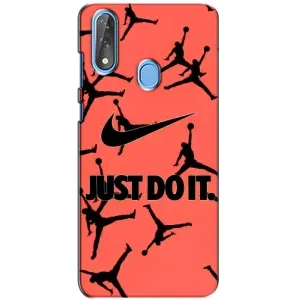 Силиконовый Чехол Nike Air Jordan на ЗТЕ Блейд В10 (Just Do It)