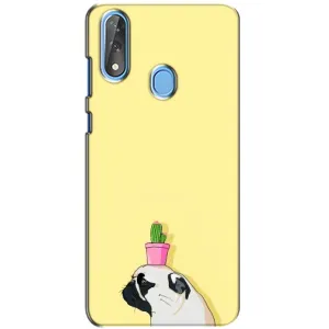 Бампер для ZTE Blade V10 з картинкою "Песики" (Кактус на голові)