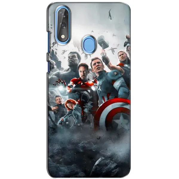 Чехол с рисунком «Команда марвел» для ZTE Blade V10