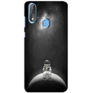 Силіконовый Чохол з принтом "Космонавти" на ZTE Blade V10 (Космонавт романтик)