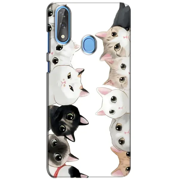 Чехол с рисунком «Коты» для ZTE Blade V10