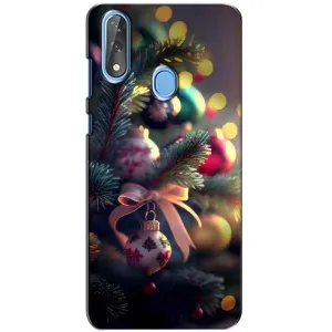 Чехлы на Новый Год ZTE Blade V10 (Красивая елочка)