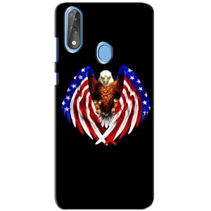 Чехол Флаг USA для ZTE Blade V10 (Крылья США)