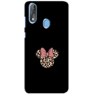 Чехол с леопардовым принтом на ZTE Blade V10 (Леопардовая Минни)