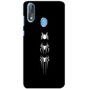 Чехол Супергерой Человека Паука на ZTE Blade V10 (Лого паука)