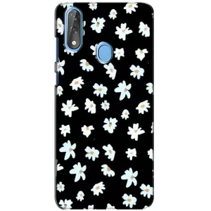 Чехол с ромашками на ZTE Blade V10 (Маленькие ромашки)