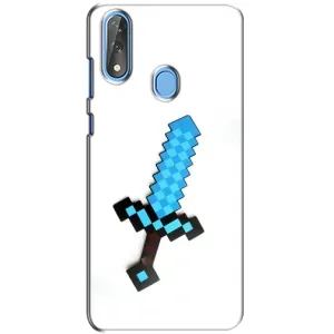 Чехлы для ZTE Blade V10 (Персонажи Майн Крафт) (Меч)