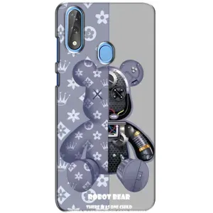 Силиконовый чехол для ZTE Blade V10 (Медведь Louis Vuitton)