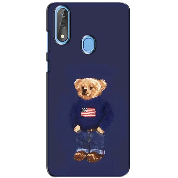 Чехол с рисунком «Мишка USA» для ZTE Blade V10