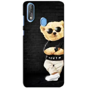 Чехлы Мишка Тедди для ЗТЕ Блейд В10 (Мишка в очках)