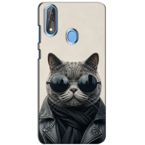 Чехол с рисунком «Модный кот» для ZTE Blade V10 Чехол с рисунком «Модный кот» для ZTE Blade V10