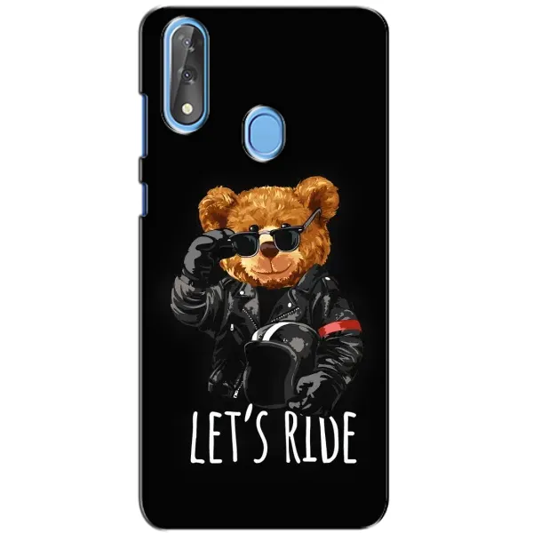 Чехол с рисунком «Модный Мишка» для ZTE Blade V10