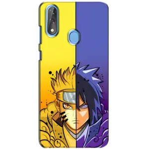 Купить Чехлы на телефон с принтом Anime для ZTE Blade V10 (Naruto Vs Sasuke)