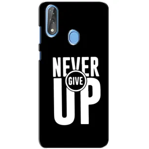 Силіконовый Чохол на ZTE Blade V10 з картинкою НАЙК (Never Give UP)
