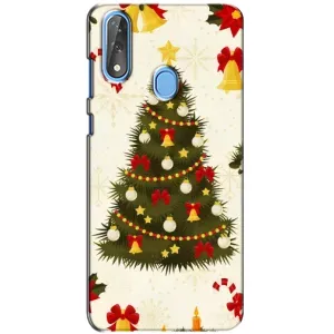Чохол новорічна ялинка на ZTE Blade V10 (Новорічний принт)