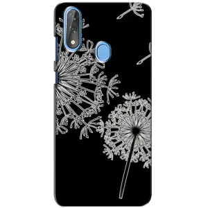 Силиконовый Чехол с одуванчиками на ZTE Blade V10 (Одуванчики)