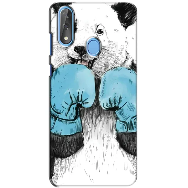 Чехол с рисунком «Панда боксер» для ZTE Blade V10
