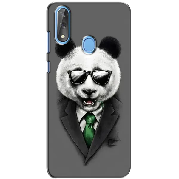 Чехол с рисунком «Панда в очках» для ZTE Blade V10