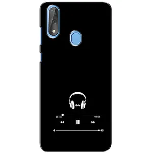 Чохол з картинками на чорному фоні для ZTE Blade V10 (Плеєр)