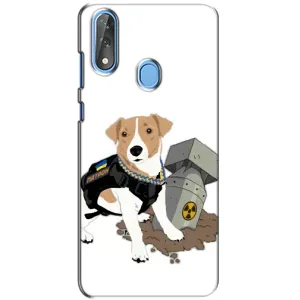 Чехол с принтом Собаки Патрон для ZTE Blade V10 (Пёс Патрон с ракетой)