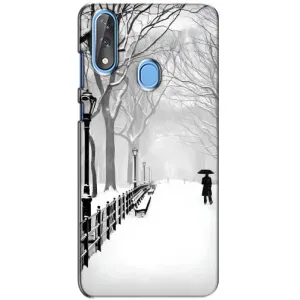 Чехлы на Новый Год ZTE Blade V10 (Снегом замело)