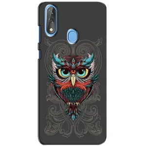 Чохли з принтом СОВИ для ZTE Blade V10 (Сова на сірому)
