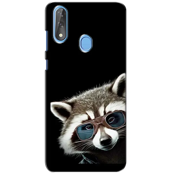Чехол с рисунком «Стильный Енот» для ZTE Blade V10 Чехол с рисунком «Стильный Енот» для ZTE Blade V10