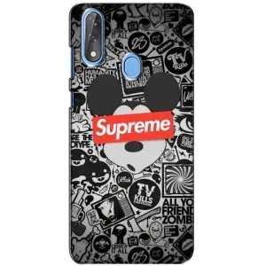 Чохол з Брендами одягу на ЗТЕ Блейд В10 (Supreme Маус)