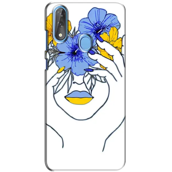 Чехол с рисунком «Украинка на всю голову» для ZTE Blade V10 Чехол с рисунком «Украинка на всю голову» для ZTE Blade V10