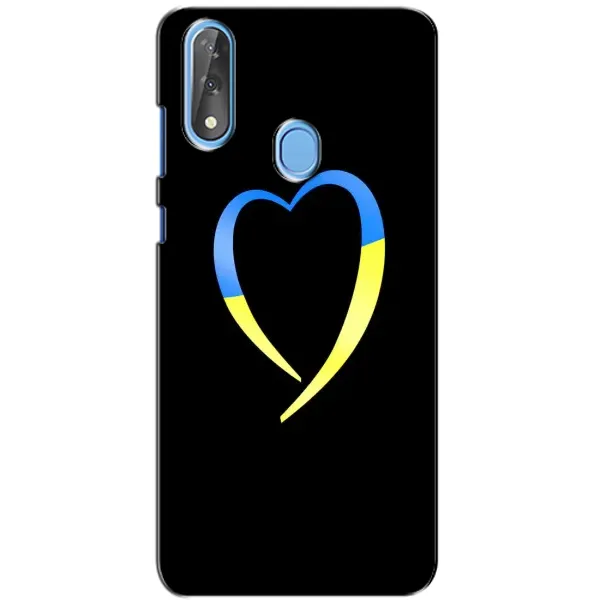 Чехол с рисунком «Украинское сердце» для ZTE Blade V10 Чехол с рисунком «Украинское сердце» для ZTE Blade V10