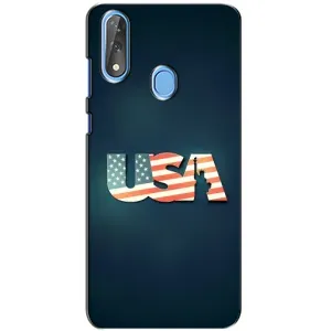 Чехол Флаг USA для ZTE Blade V10 (USA)